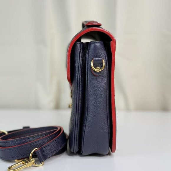 Louis Vuitton Blue Empreinte Metis Shoulder Bag - Picture 3 of 10